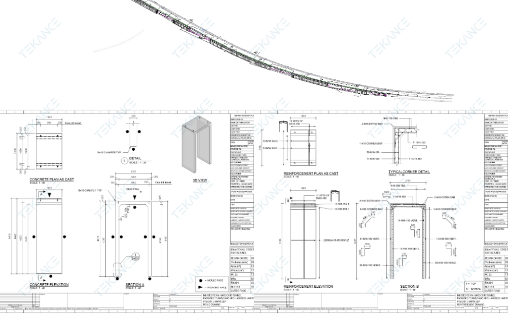 WESTERN HARBOUR TUNNEL - Precast Detailing