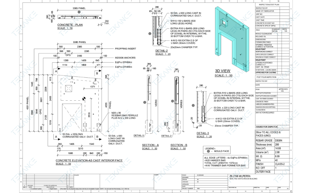 precast detailing