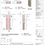 Precast Column Reo Drawing