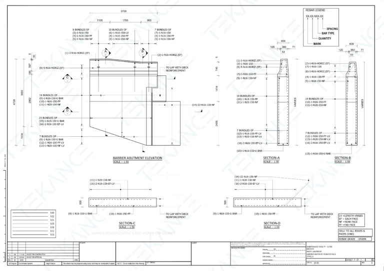 Abutment Rebar Detailing