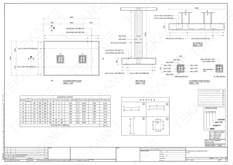 Column Rebar Detailing