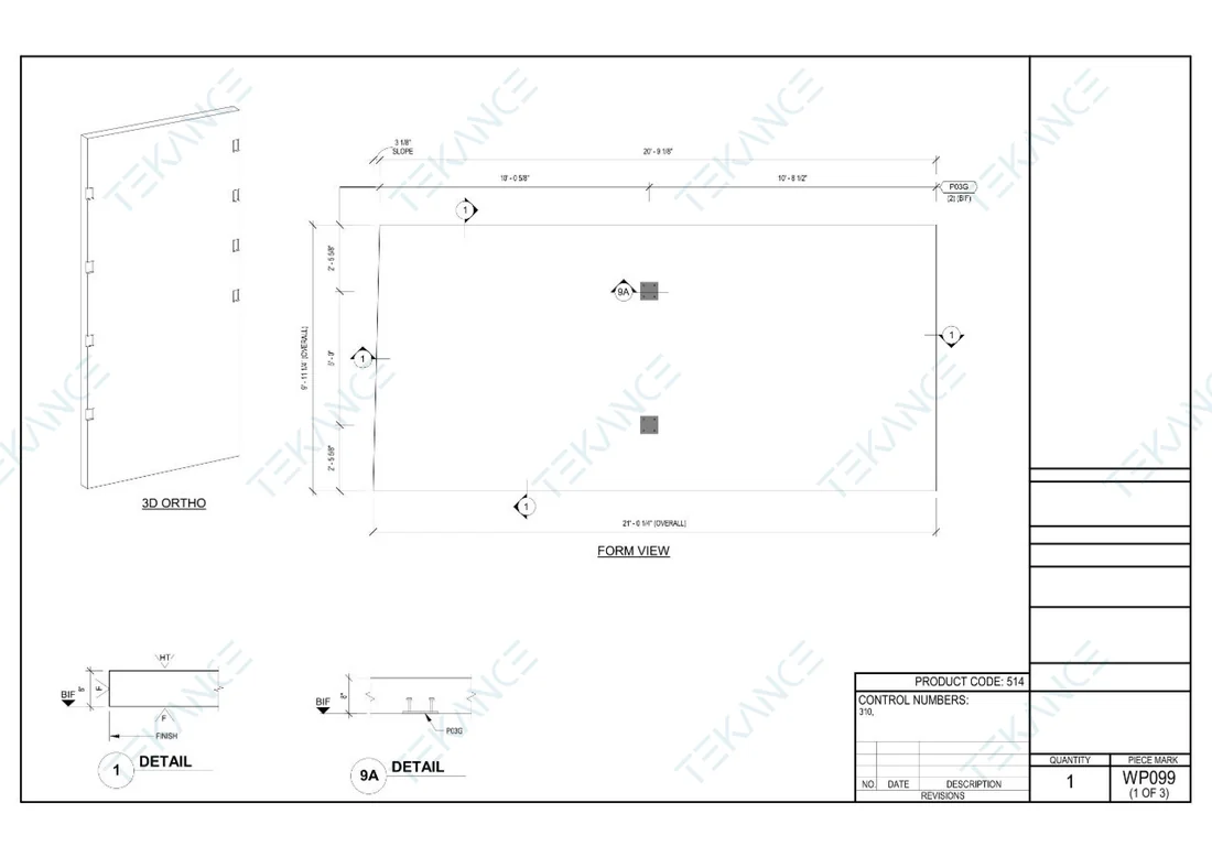 WP099 — Form View: Large-format form view with 3D ortho